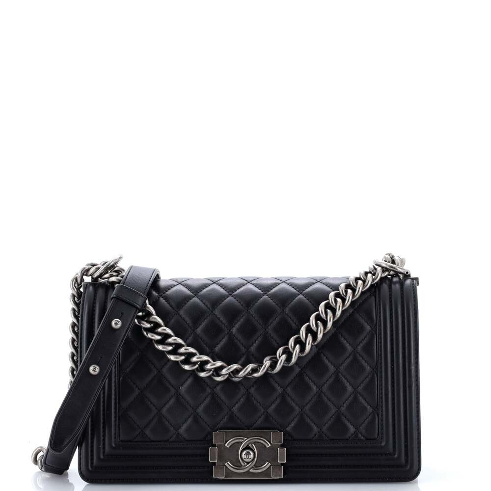 Chanel Boy Flap Bag Quilted Lambskin #336020C40B